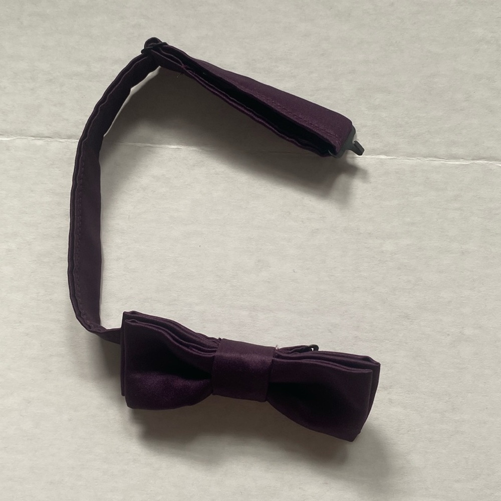 Bow tie children’s Plum color
